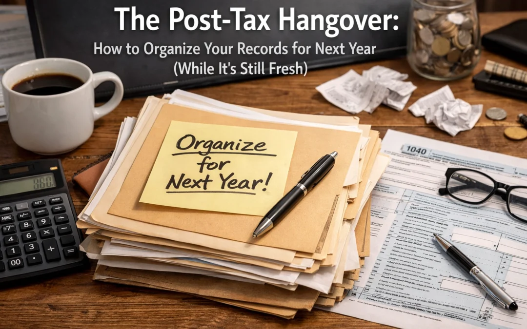 The Post-Tax Hangover: How to Organize Your Records for Next Year (While It’s Still Fresh)